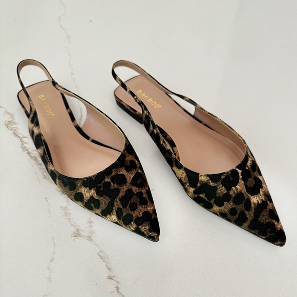 Leopard slingback flats - Picture 3 of 4